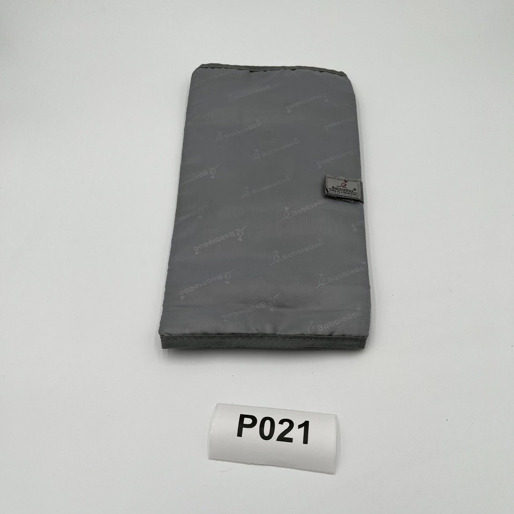 Babbleroo Baby Changing‎ Mat Pad Slate Wolf Gray Portable Travel Cushion FLAWED